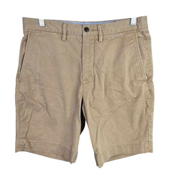 Mens Polo Ralph Lauren Brown Shorts Stretch Classic Fit Cotton 9" Inseam 32 - Picture 1 of 11